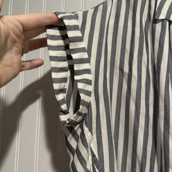 Madewell Striped Daily Shirt Boxy Fit Size Medium - Picture 4 of 6